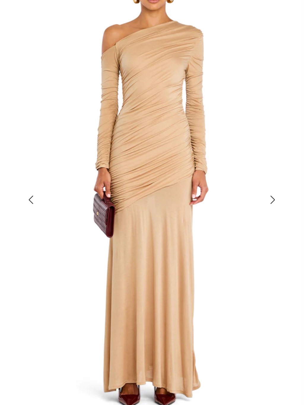 Ser.O.Ya Persephone Ruched Maxi Dress